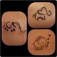 Image result for Matching Tattoos for Family -   17 matching tattoo elephant
 ideas