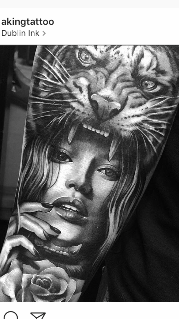 18 tattoo girl tiger
 ideas