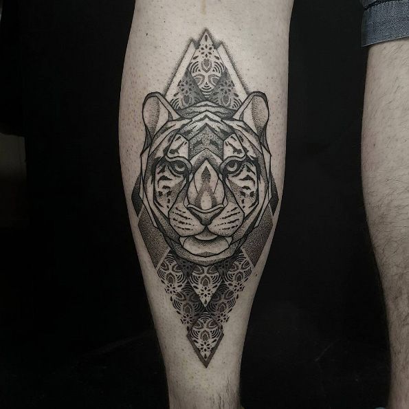 60 Creative and Unique Tattoos for Men -   18 tattoo girl tiger
 ideas