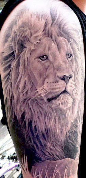 Lion tattoo by Inky Joe Hill -   19 realistic lion tattoo
 ideas