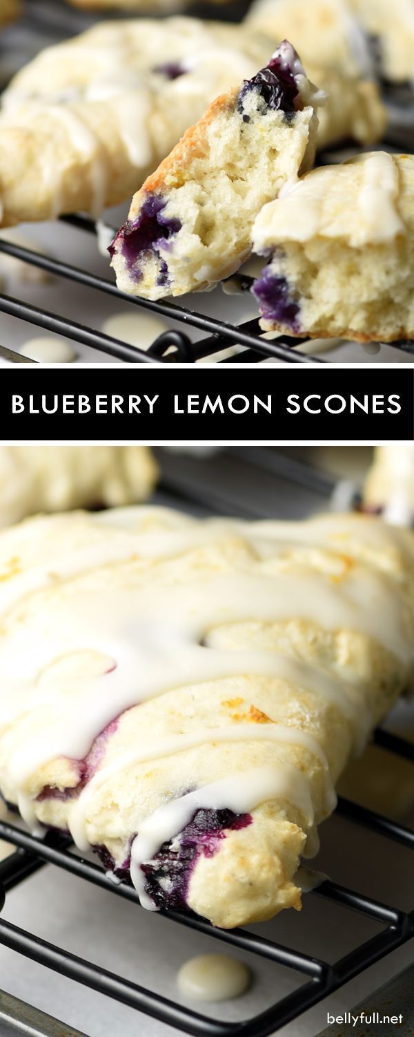 Blueberry Lemon Scones -   20 baking recipes scones
 ideas