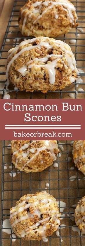 Cinnamon Bun Scones -   20 baking recipes scones
 ideas