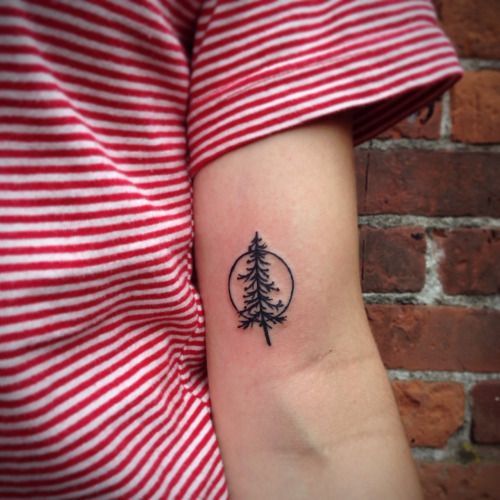 76 Tree Tattoos Ideas To Show Your Love For Nature -   20 fir tree tattoo
 ideas