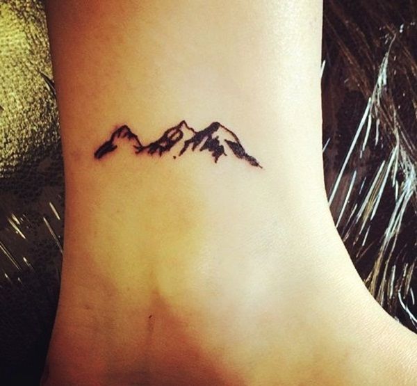 40 Cute Small Tattoo Ideas For Girls -   20 mountain tattoo ribs
 ideas