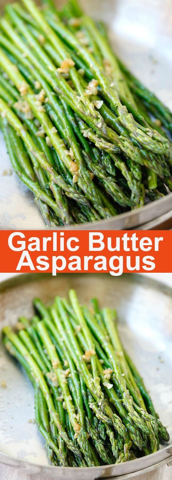 Garlic Butter Sauteed Asparagus – the easiest & healthiest asparagus recipe ever, takes only 10 mins to prep. Quick, fresh, and delicious | rasamalaysia.com -   20 vegetable recipes quick
 ideas