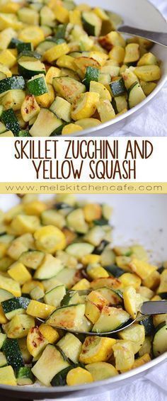 Skillet Zucchini and Yellow Squash (My Fave Summer Side) -   20 vegetable recipes quick
 ideas