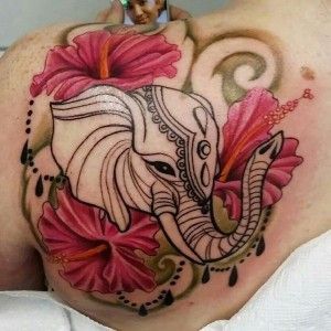 100 Mind-Blowing Elephant Tattoo Designs with Images -   21 henna elephant tattoo
 ideas