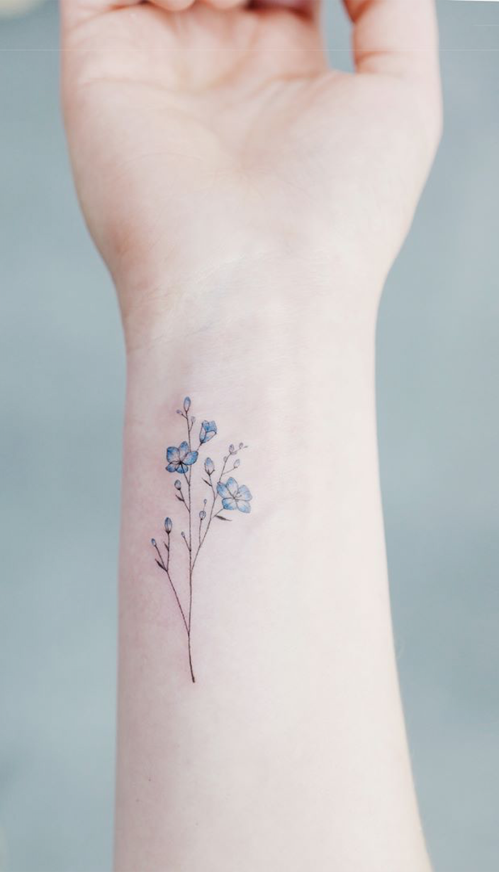 Discreet And Charming Wrist Tattoos You'll Want To Have -   21 minimalist tattoo wrist
 ideas