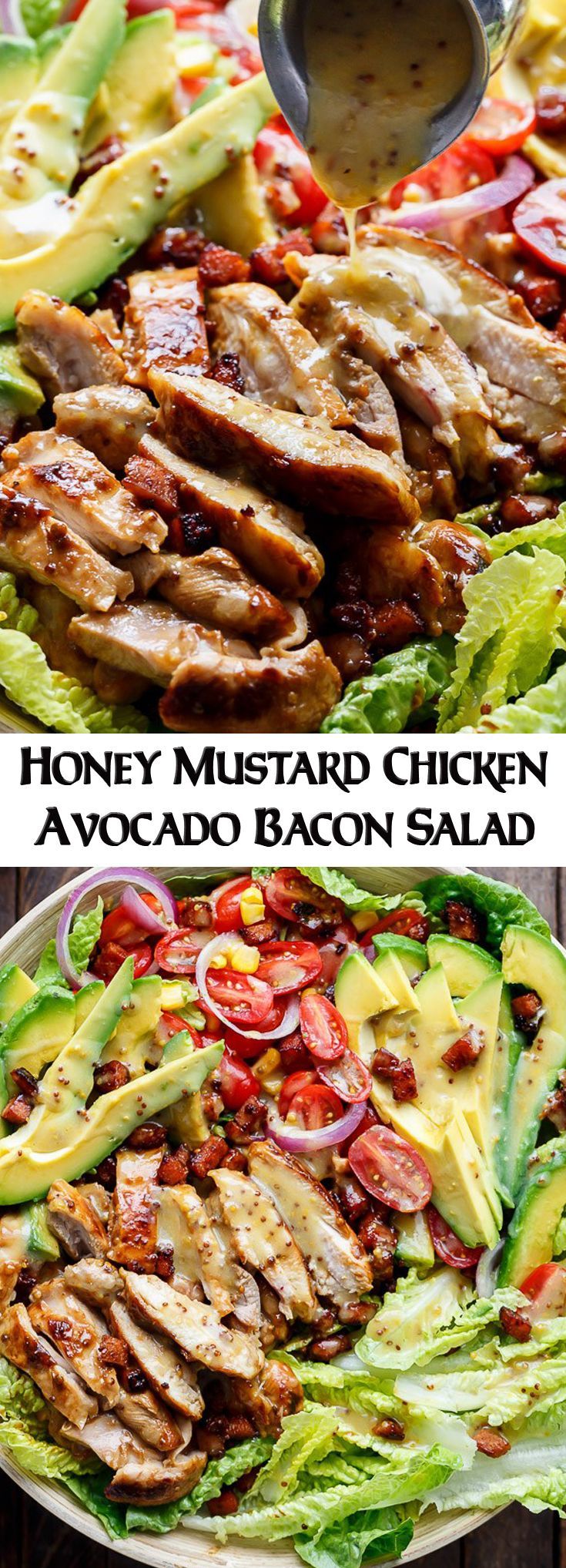 Mustard vinaigrettes are a healthy way to add flavor to salads! -   22 avocado recipes bacon
 ideas