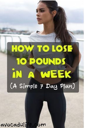 How To Lose 10 Pounds in A Week -   22 diet plans for teens
 ideas