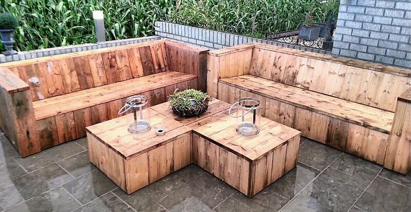 pallets garden couch set #palletcouchesplans -   22 pallet garden couch
 ideas