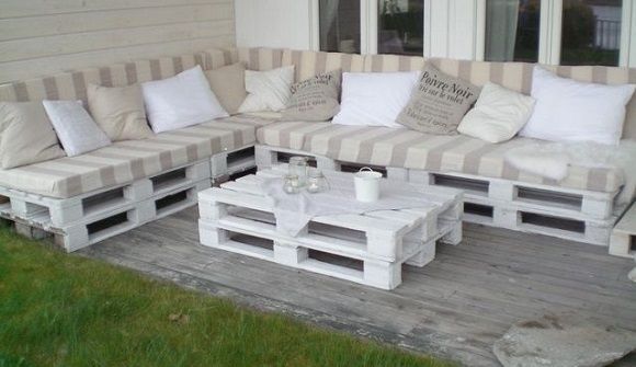 Pallet Recycling - From Scrap Heap to Furniture on The Cheap -   22 pallet garden couch
 ideas