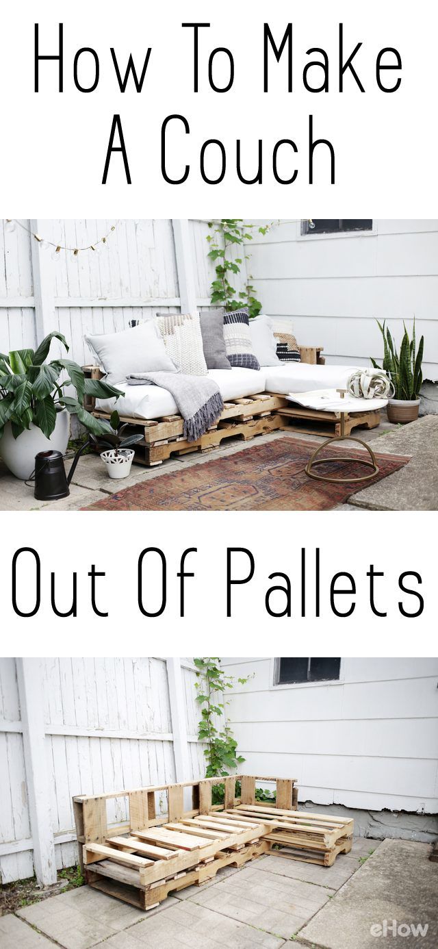 How to Make a Couch Out of Pallets -   22 pallet garden couch
 ideas