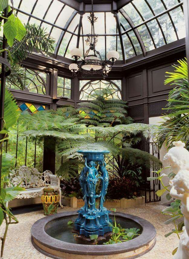Victorian conservatory. Yes please. -   22 victorian courtyard garden ideas