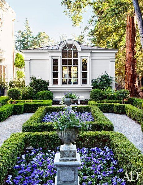 A Colonial Revival Residence in California Provides the Perfect Homebase for a Young Family -   22 victorian courtyard garden ideas