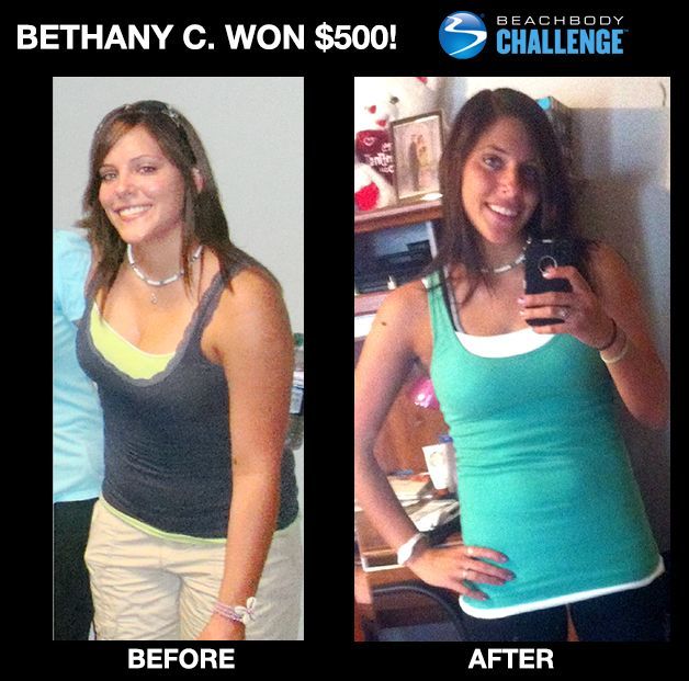 ::04/09/13:: Bethany dropped 50 lbs in a year w/ #Shakeology! --> 