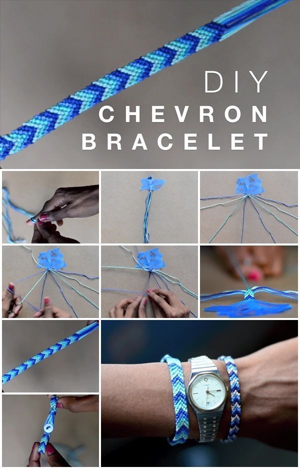 How to Make Chevron Friendship Bracelet | UsefulDIY.com -   23 diy bracelets crochet
 ideas