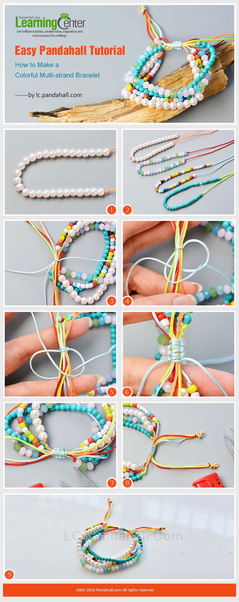 See more details about this multi strands seed beads bracelet from LC.Pandahall.com -   23 diy bracelets crochet
 ideas