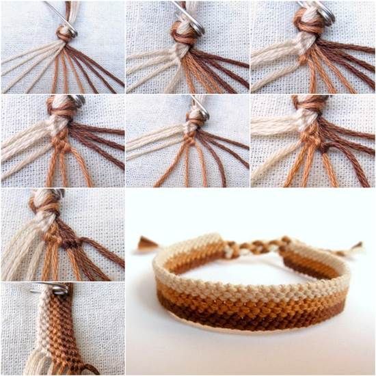 How to Weave DIY Simple Bracelet -   23 diy bracelets crochet
 ideas