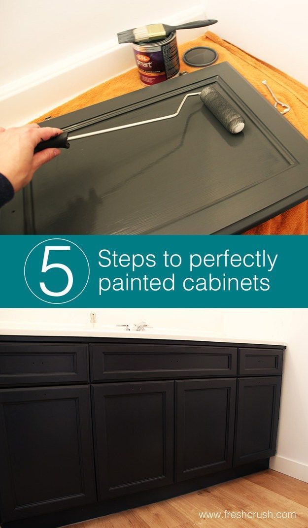 Painting Wood Cabinets - One Room Challenge - Week 3 -   23 diy painting rooms
 ideas