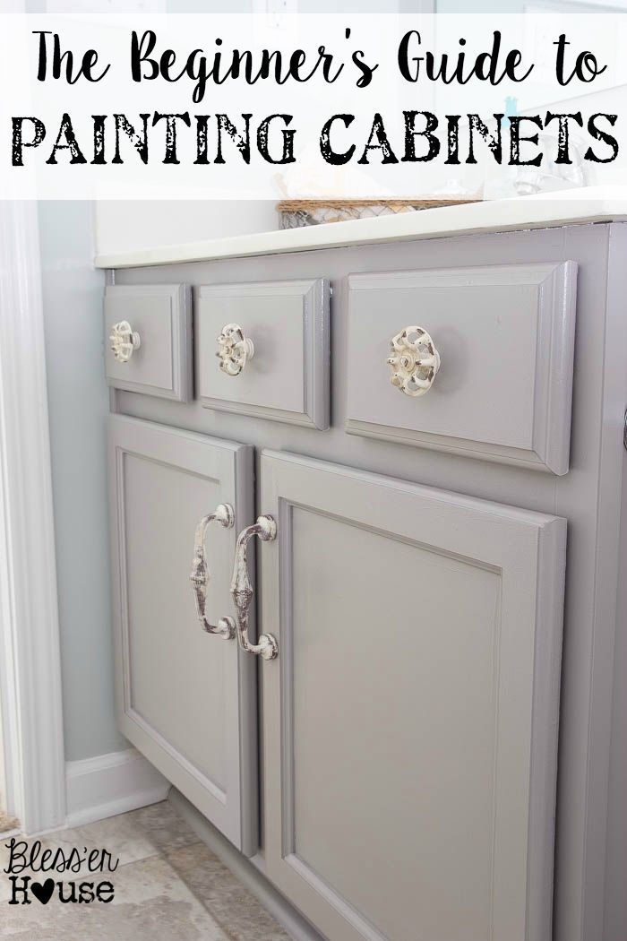 The Beginner's Guide to Painting Cabinets -   23 diy painting rooms
 ideas