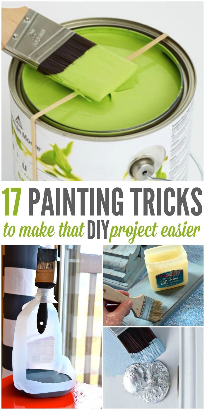 17 Painting Tricks That Make Painting Easier -   23 diy painting rooms
 ideas