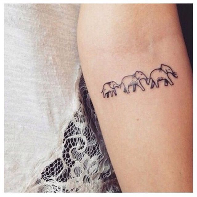 Tatuagens delicadas: as tattoos mais lindas para te inspirar -   23 elephant tattoo small
 ideas