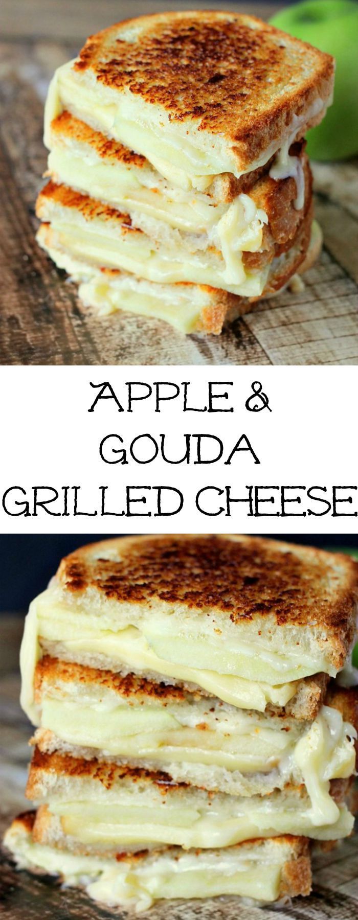 Apple & Gouda Grilled Cheese is perfect for fall and those granny smith apples! Savory and delicious! -   23 fall dinner recipes
 ideas