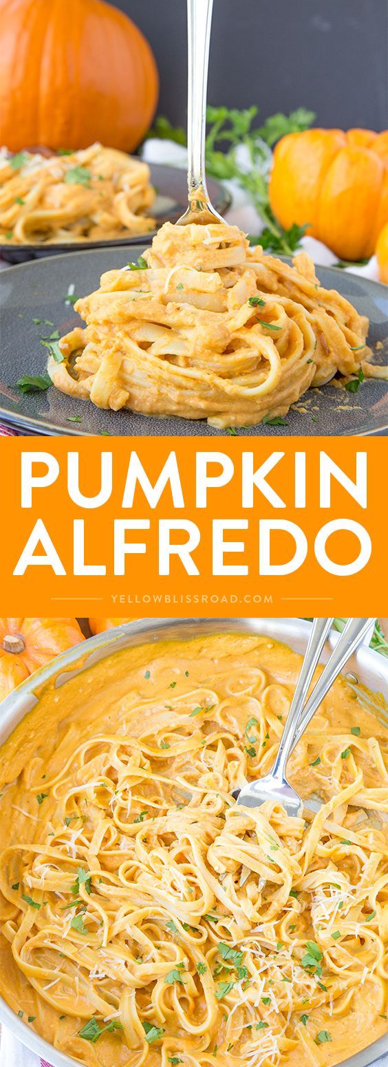 Pumpkin Alfredo -   23 fall dinner recipes
 ideas