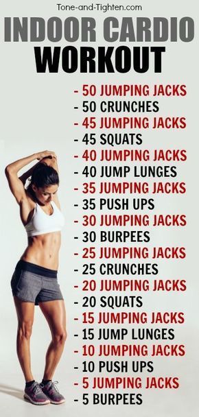30-Minute Indoor Cardio Workout -   23 fitness exercises cardio
 ideas