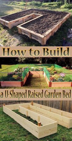 How to Build a U-Shaped Raised Garden Bed -   23 garden landscaping layout ideas