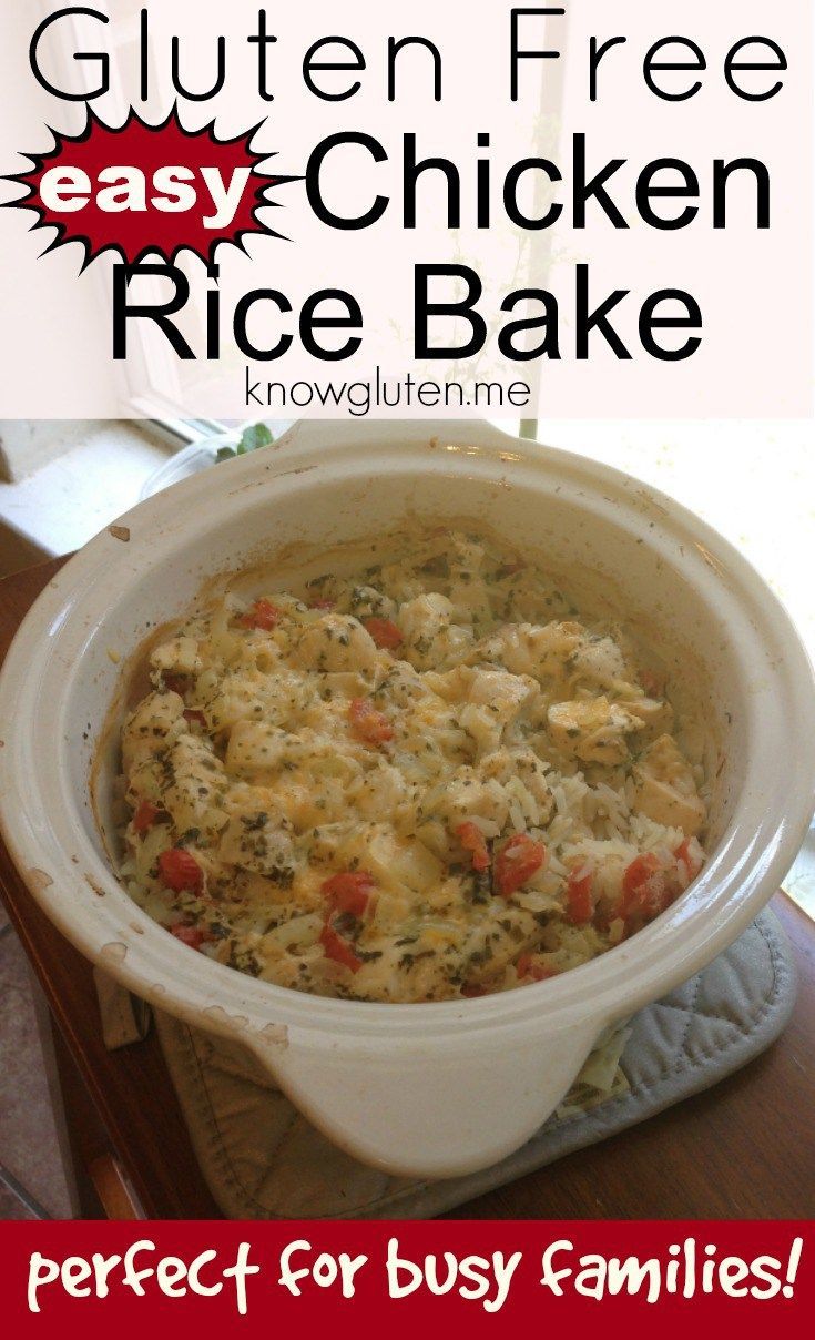 Gluten Free Chicken Rice Bake -   23 gluten free rice recipes
 ideas