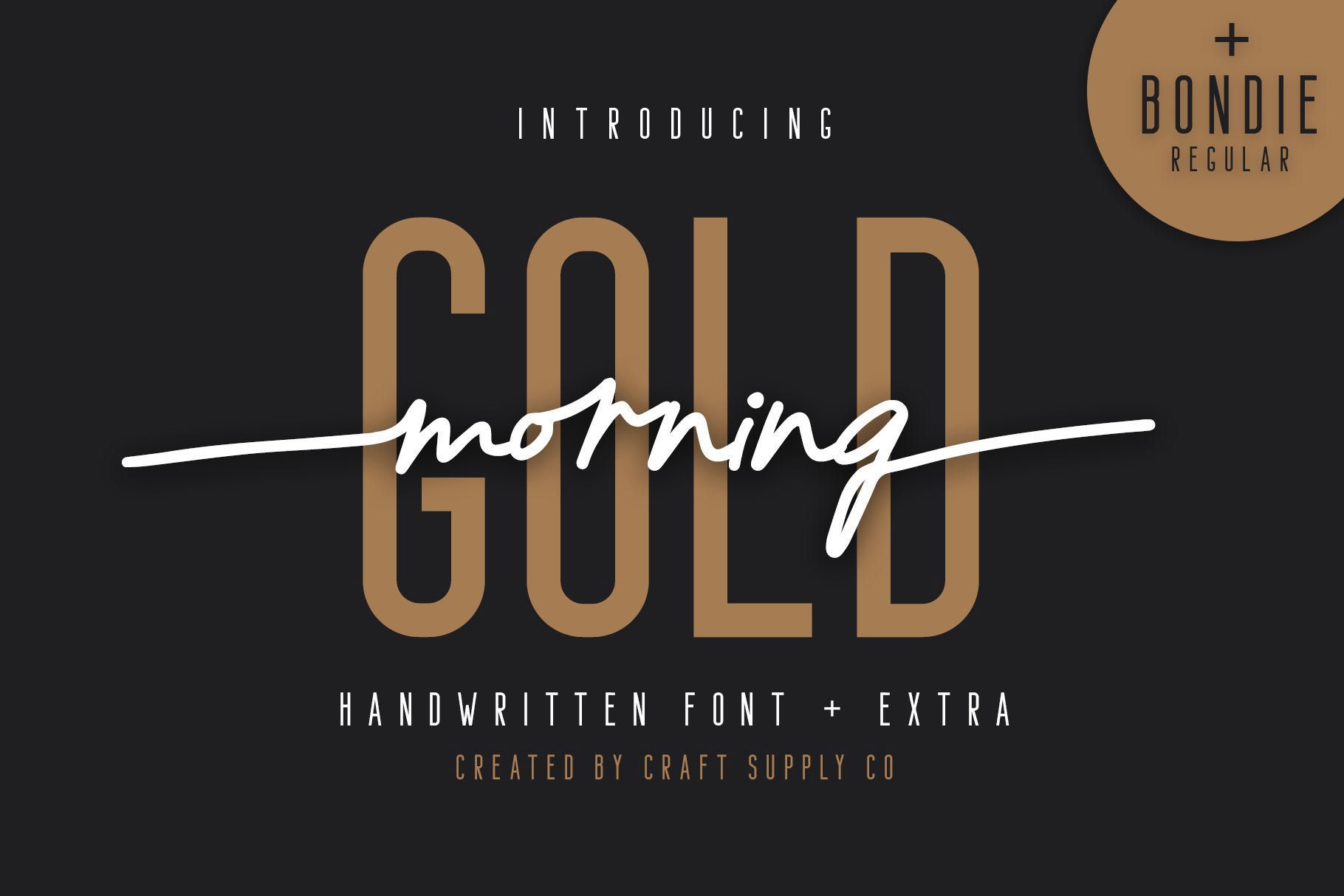 Morning Gold - Handwritten Font (Free Download) on Behance -   23 letter crafts scripts
 ideas