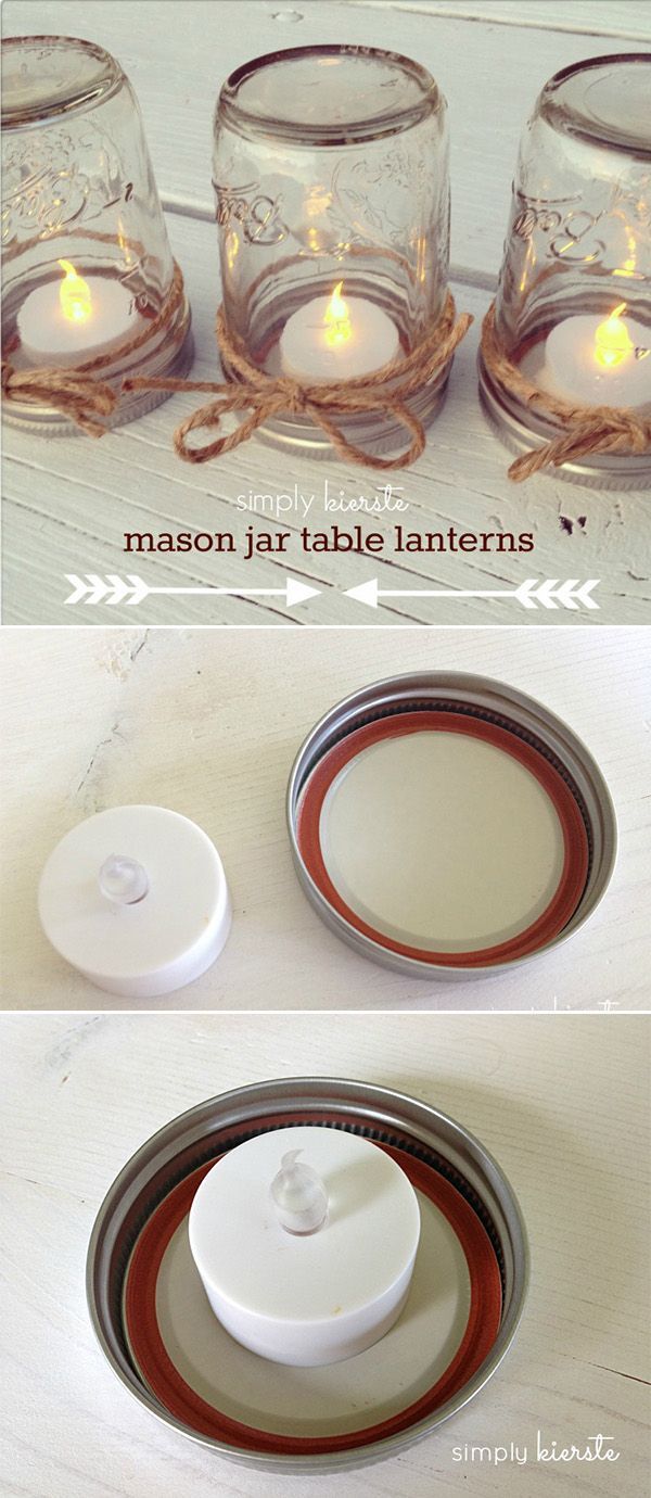 Rustic Wedding Ideas: 30 Ways to Use Mason Jars -   23 mason jar wedding
 ideas