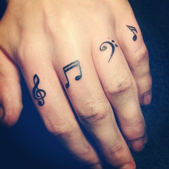 27 Creative And Personal Music Tattoos -   23 music tattoo hand
 ideas