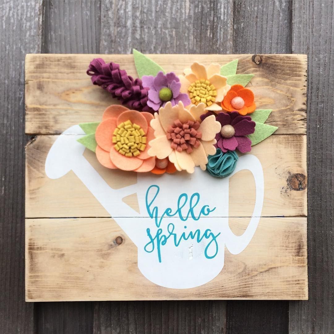 из фетра                                                                                                                                                                                 More -   23 wooden spring crafts
 ideas