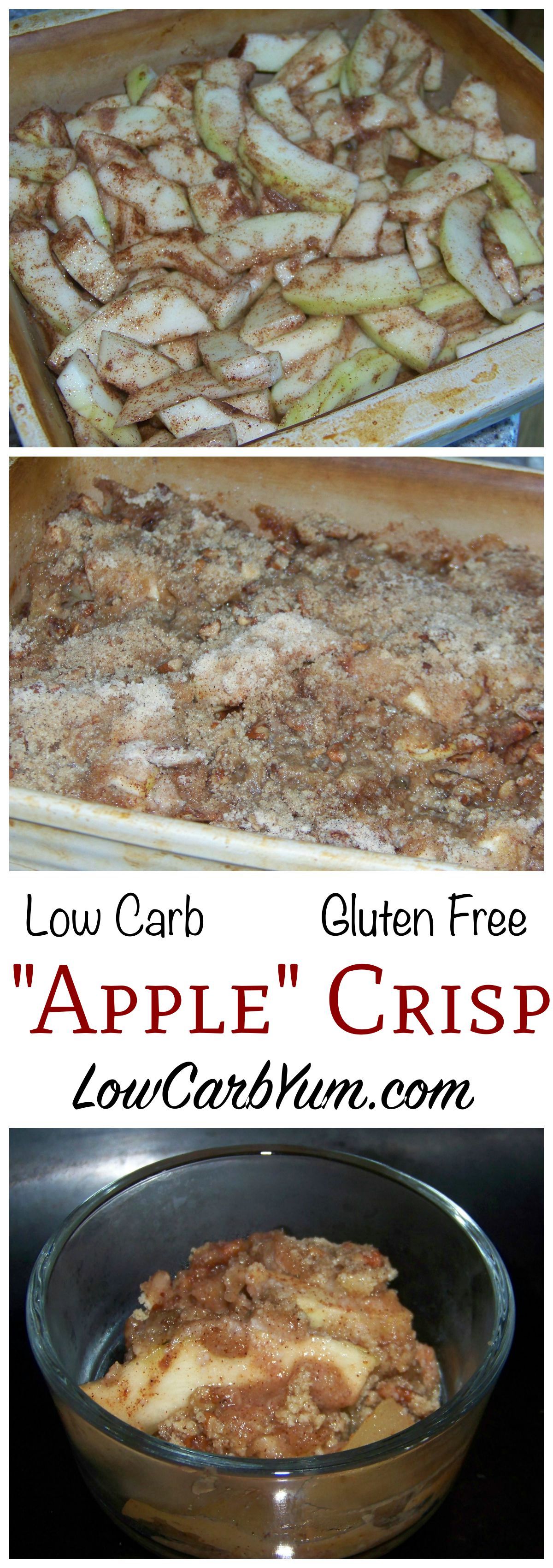 Apples are a forbidden fruit on the low carb diet, but this gluten free mock apple crisp using zucchini is a clever way to trick your taste buds when you crave apples. -   24 diabetic apple recipes
 ideas