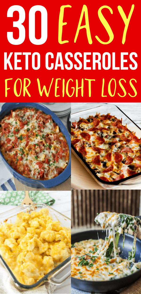30 Easy Keto Casserole Recipes For Weight Loss -   24 diet meals dinner
 ideas