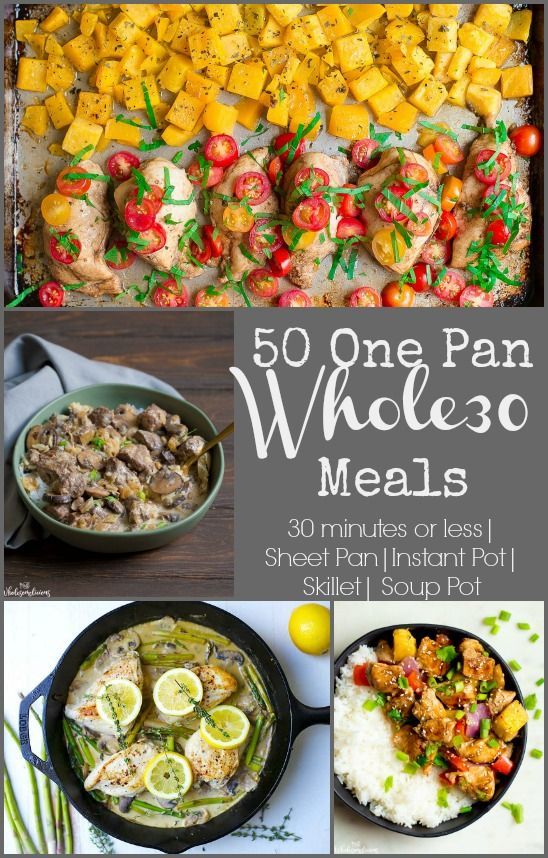 50 Easy Whole30 One Pan Meals -   24 diet meals dinner
 ideas