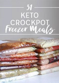 31 Keto Crockpot Freezer Meals -   24 diet meals dinner
 ideas