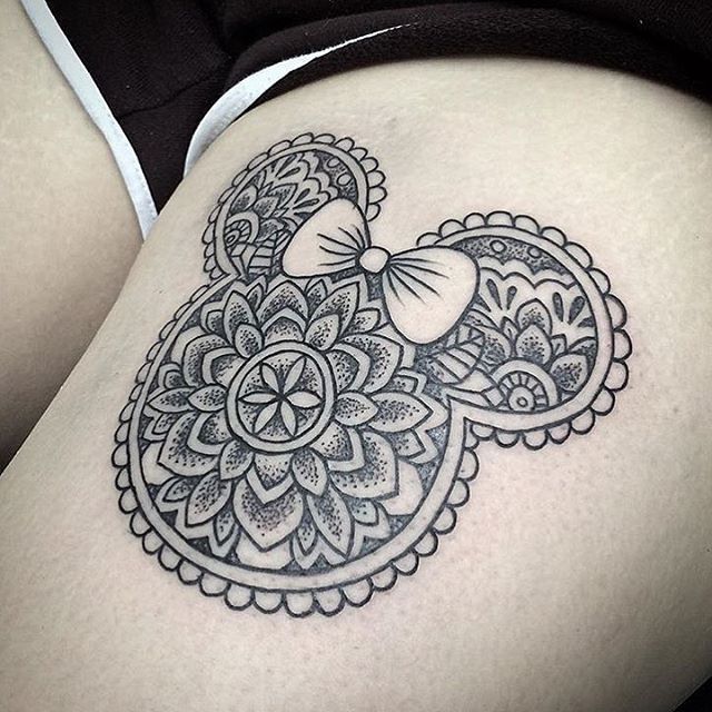 30 Wonderful Mandala Tattoo Ideas That May Change Your Perspective -   24 disney tattoo for women
 ideas