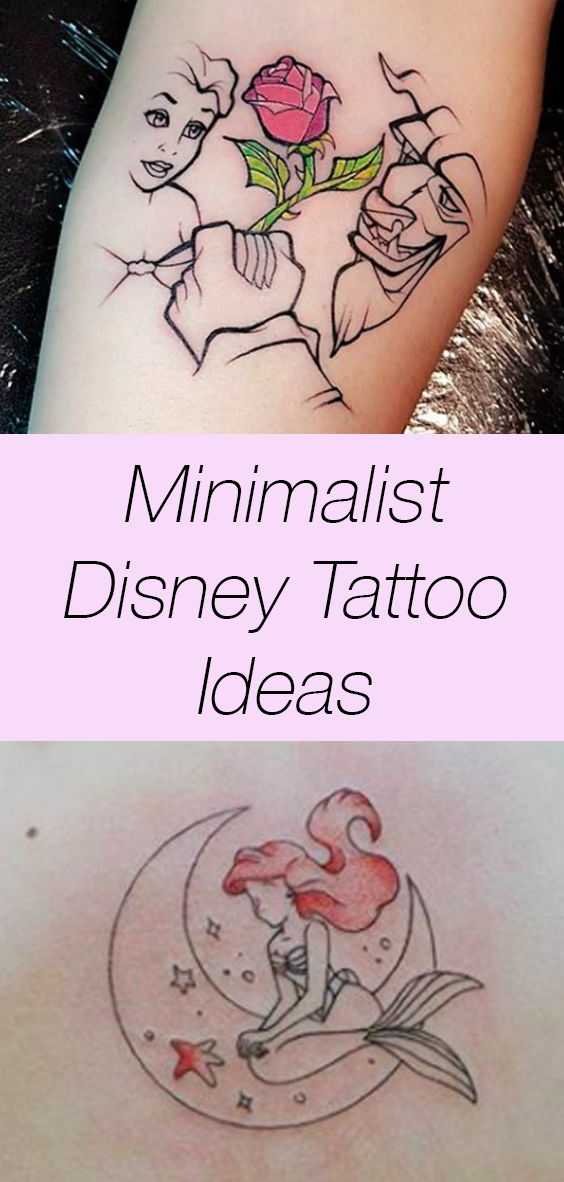 21 Magical Disney Tattoos To Make You Feel All The Nostalgia -   24 disney tattoo for women
 ideas