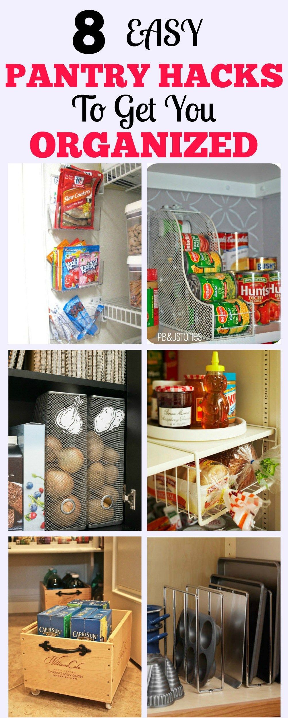 8 Easy Ways To Organize Your Pantry -   24 diy food pantry
 ideas
