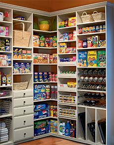 How to Organize and Store Your Stockpile -   24 diy food pantry
 ideas