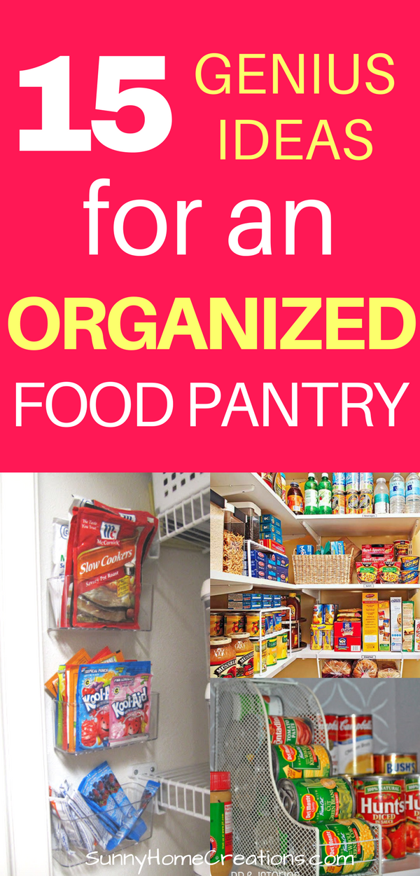 15 Pantry Organization Ideas that will Blow Your Mind -   24 diy food pantry
 ideas