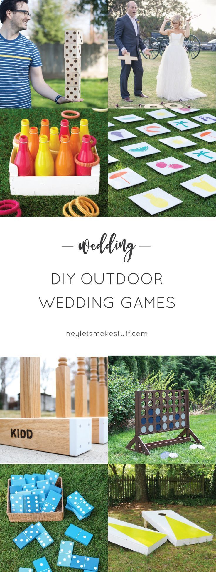 DIY Outdoor Wedding Games -   24 diy wedding outdoor
 ideas