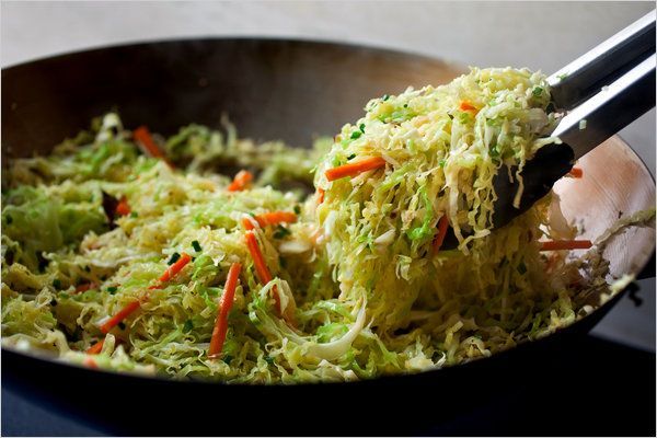 Spicy Stir-Fried Cabbage -   24 green cabbage recipes
 ideas