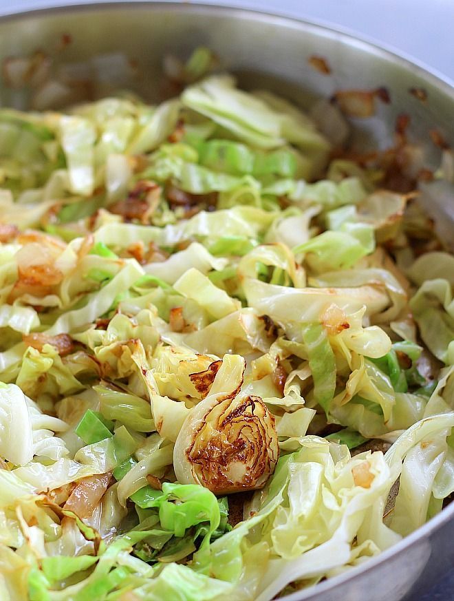 Sauteed cabbage is so flavorful. Cooking the cabbage this way results in crispy, tender caramelized cabbage just right for any meal. -   24 green cabbage recipes
 ideas
