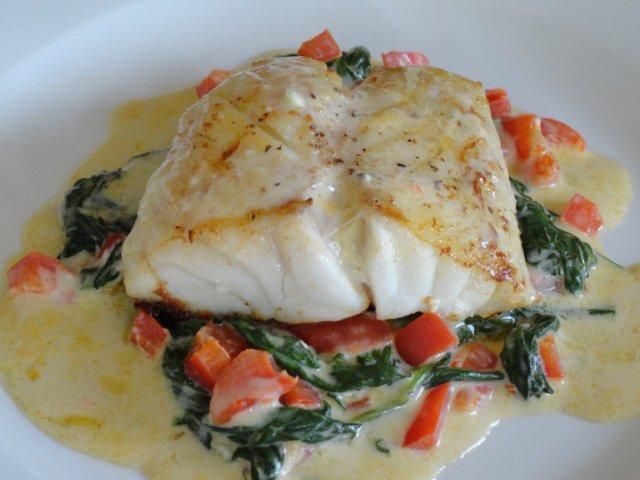 Fish Florentine 4 (5oz) pieces of white firm fish (I used grouper) 4 tablespoons… -   24 grouper fish recipes
 ideas
