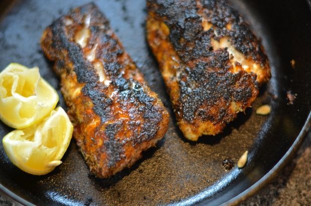Blackened grouper. This was really delicious. -   24 grouper fish recipes
 ideas